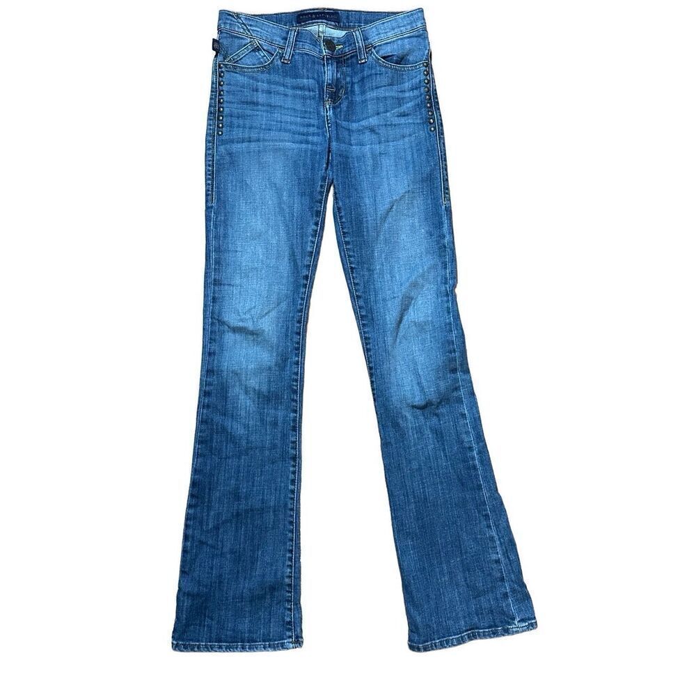 Rock & Republic Kasandra BootCut Mid rise Studded jeans sz 2